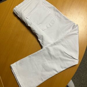 NWT Banana Republic white cropped jeans